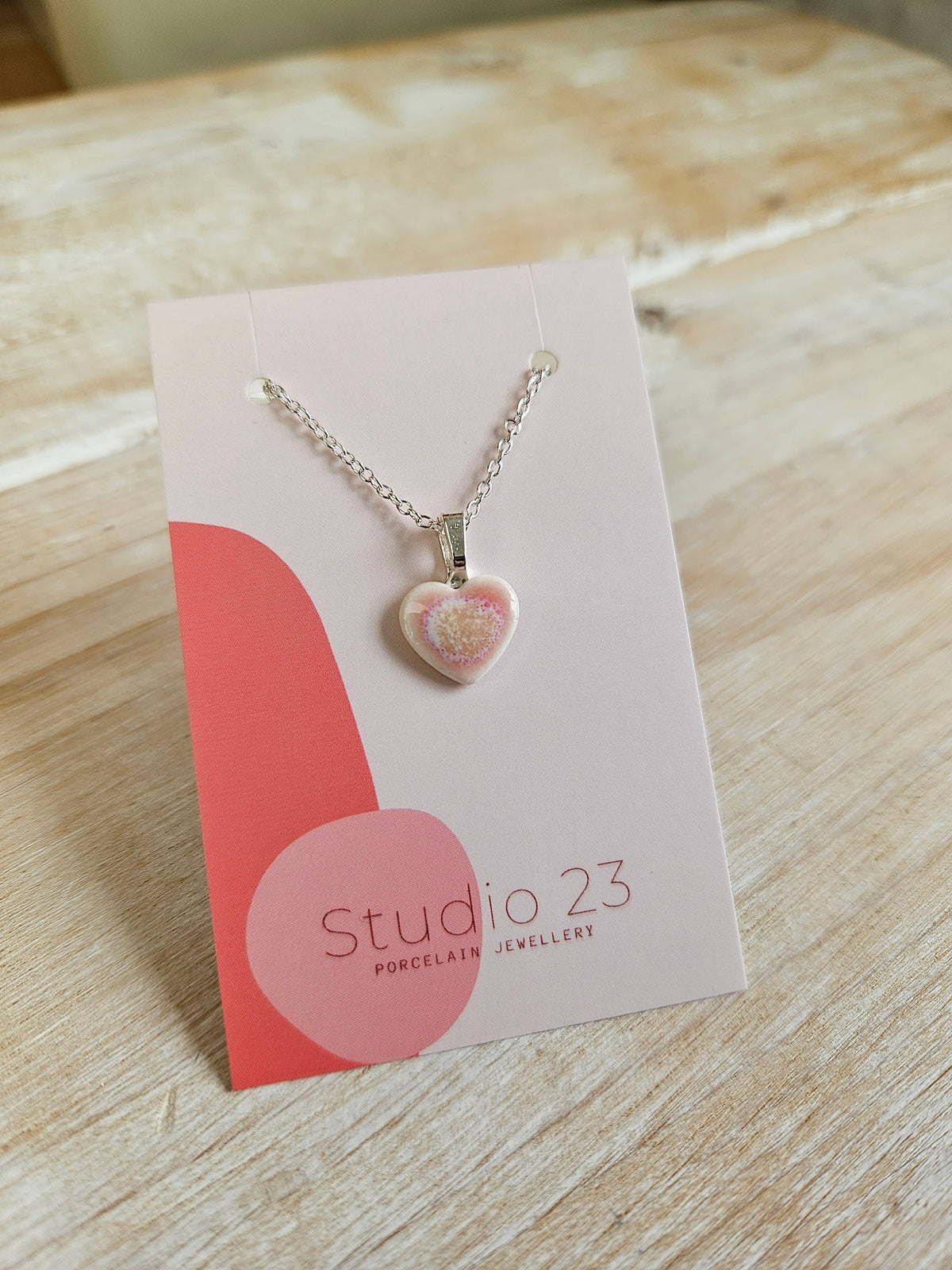 Herzanhänger Blush Pink
