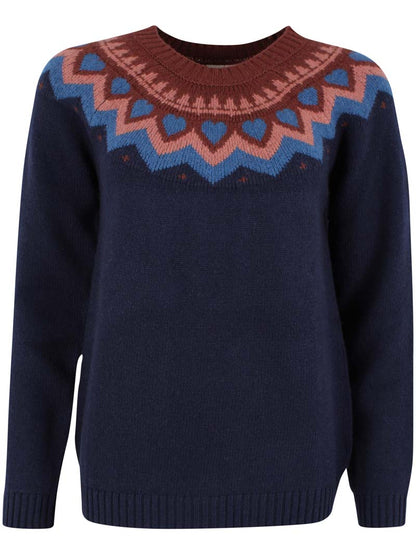 Dananne Wool Sweater Dk Navy
