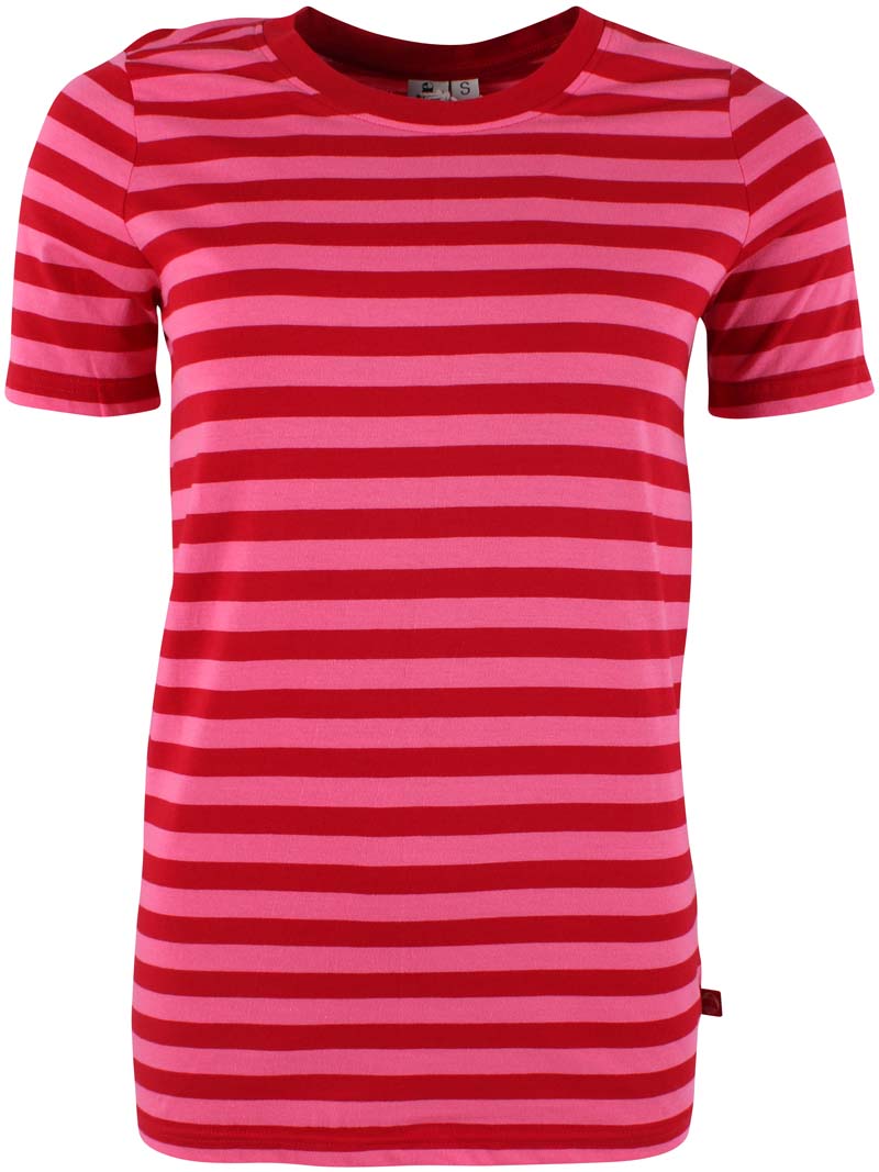 Klassisk t-shirt med kortærmer til kvinder.