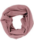 Rosabeige halsedisse i 100% merinould