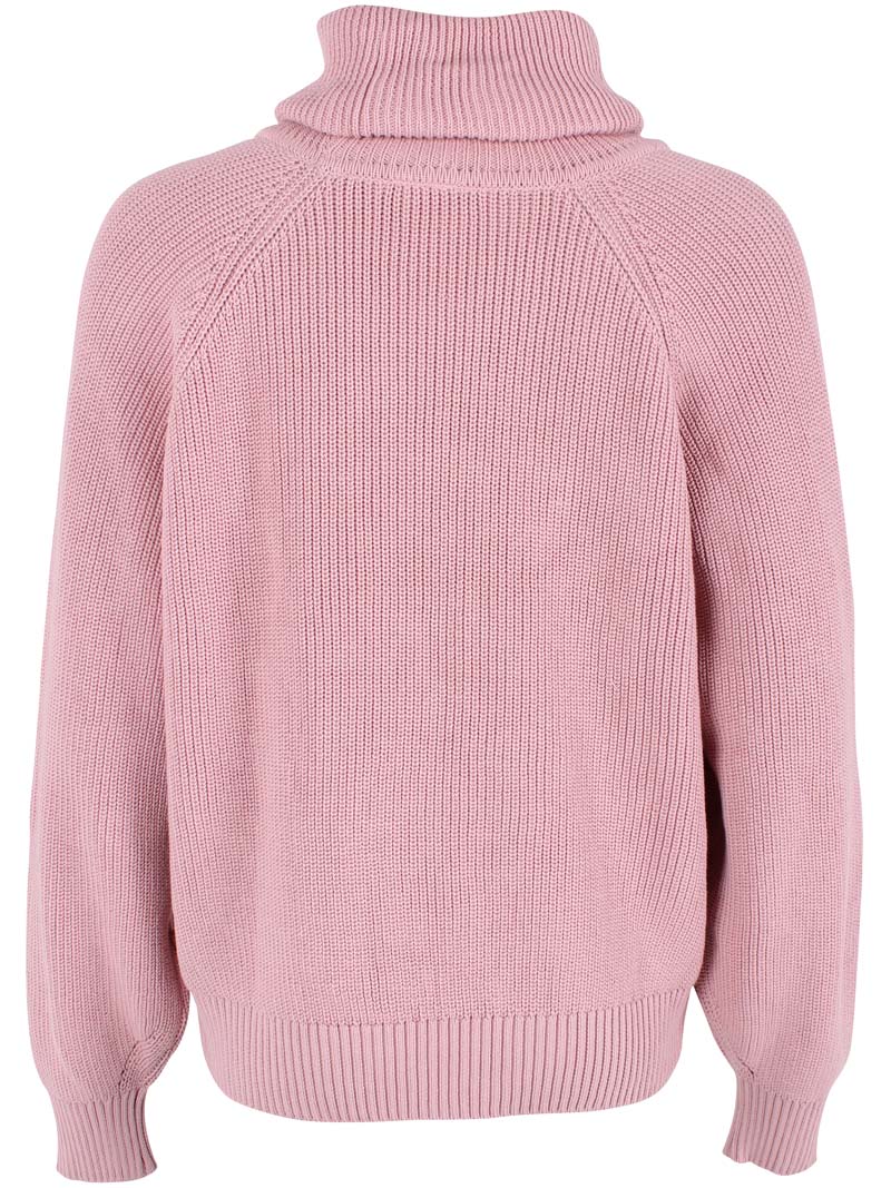 Danecountry Cotton Rollneck Sweater Cold Pink