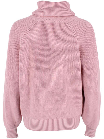 Danecountry Cotton Rollneck Sweater Cold Pink