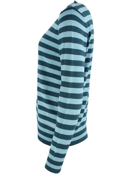 Danedinner Viscose Sweater Dk Slate/Grey Duck