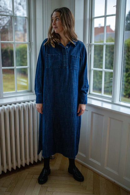 Denim kjole til dame