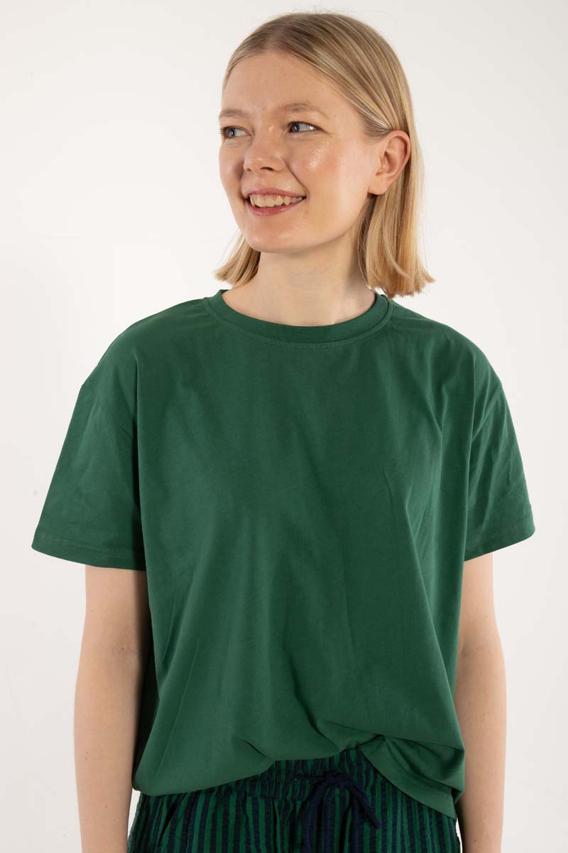 Danebasic Boxy Tee Dk Pine