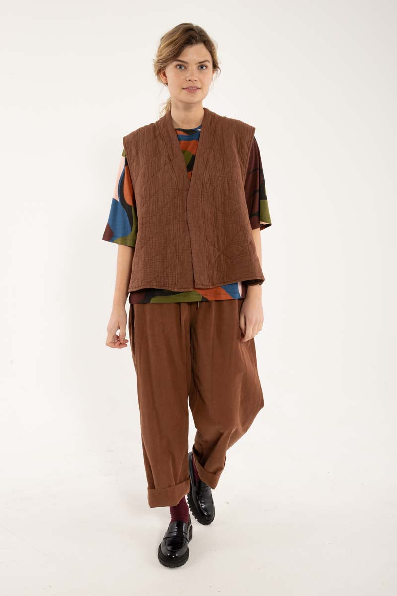 Danefunt Cord Pants Brown