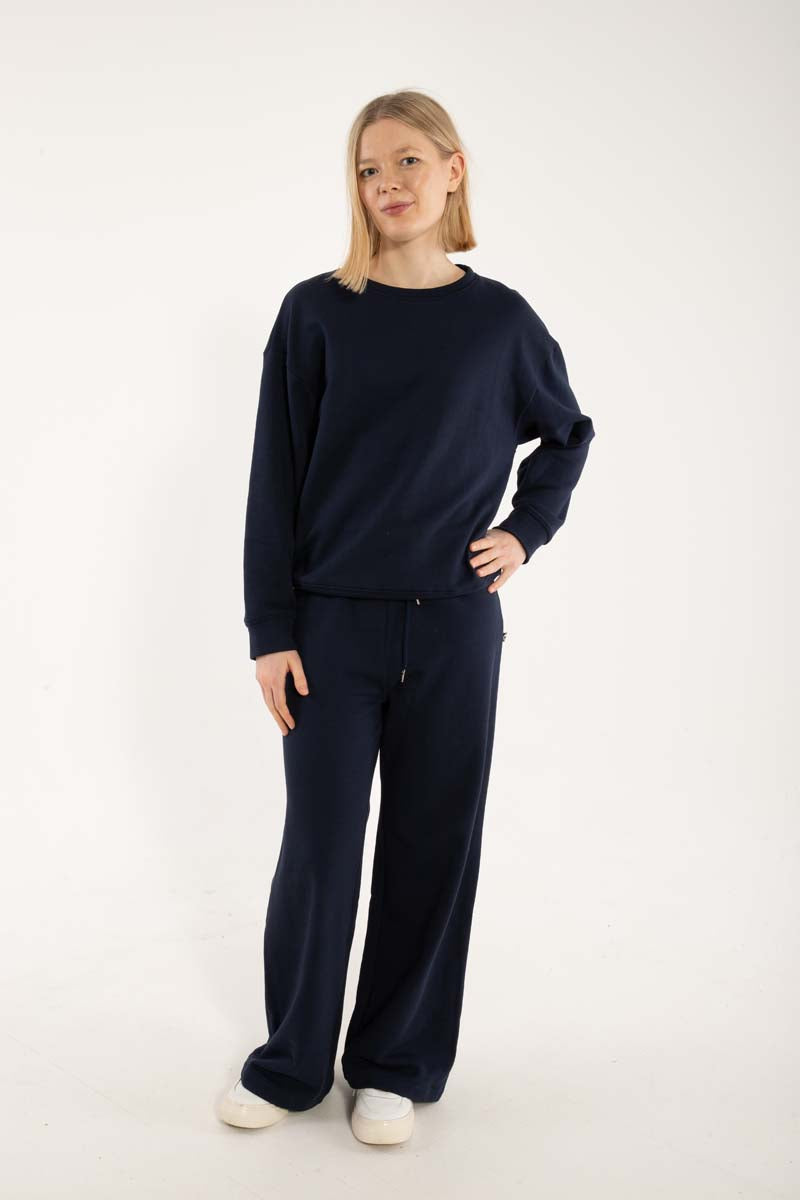 Danepoppy Moleton Sweat Dk Navy