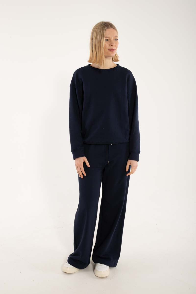 Danepoppy Moleton Sweat Dk Navy