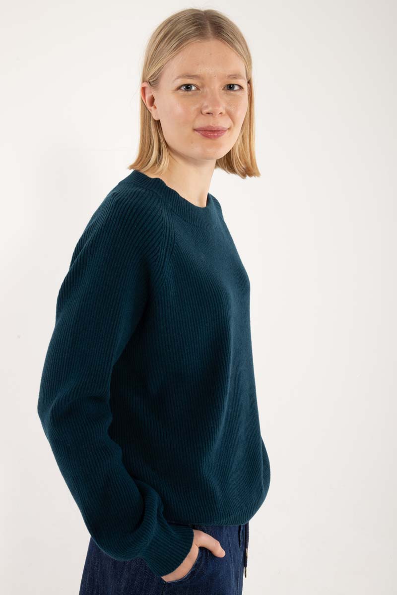 Danerelation Chunky Wool Sweater Dk Slate 