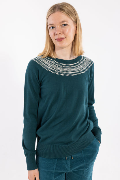 Danebright Lights Cotton Sweater Dk Slate
