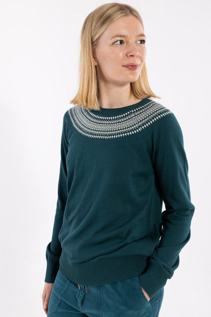 Danebright Lights Cotton Sweater Dk Slate