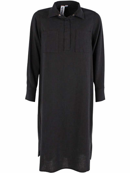 Danefolk Heavy Linnen Dress Black