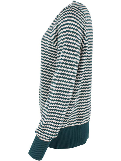 Danefox Pearl Knit Sweater Dk Slate/Chalk