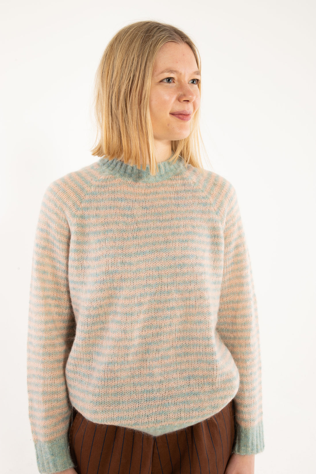 Daneherbal Sweater Lt Blue Grey/Powder