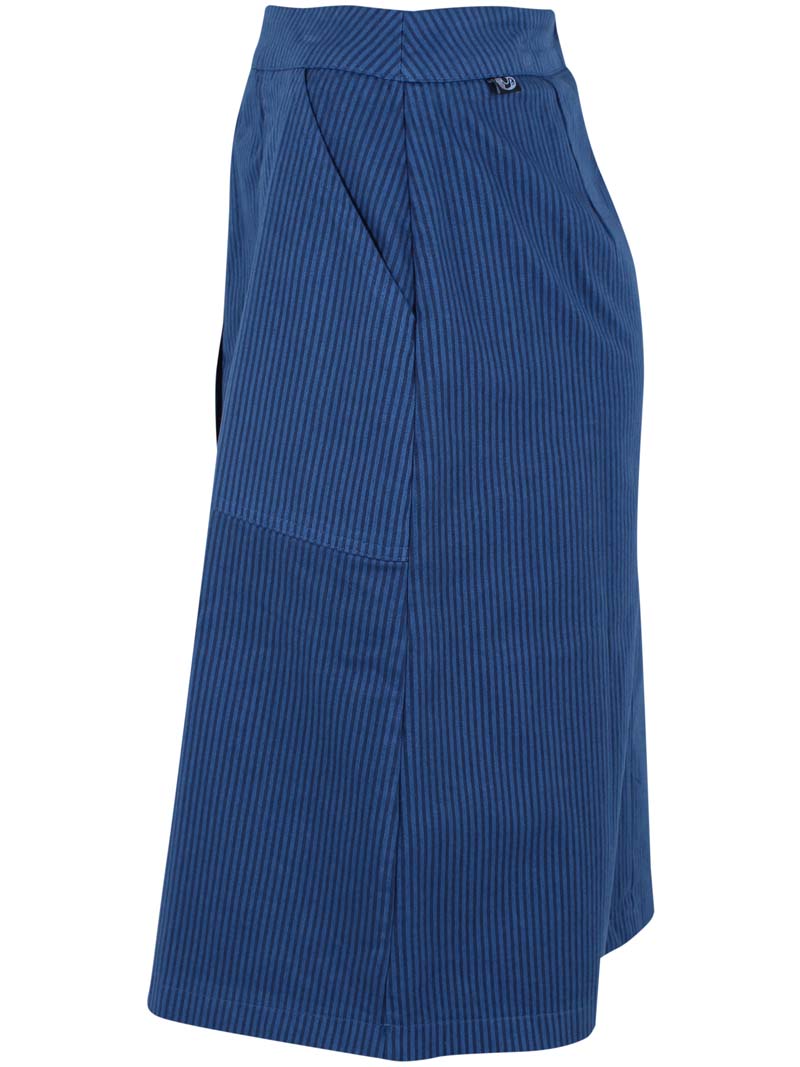 Danekage Stretch Canvas Skirt Warm Blue/Dk Navy