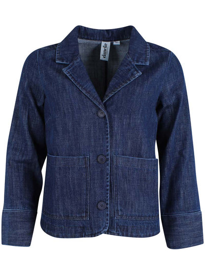 Lækker blazer i denim til kvinder