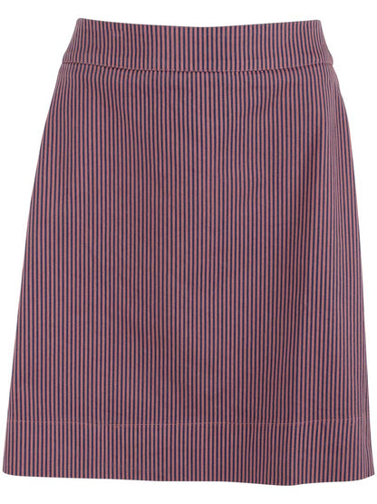 Danelondon Stretch Canvas Skirt Rose/Dk Navy