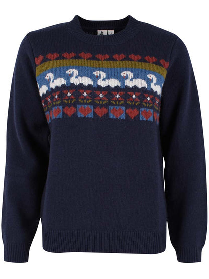 Danemaggie Wool Sweater Dk Navy 