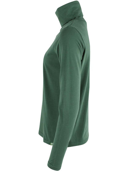Danemanna Modal Rollneck Tee Dk Pine