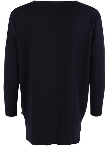 Danemembership Viscose Cardigan Dk Navy
