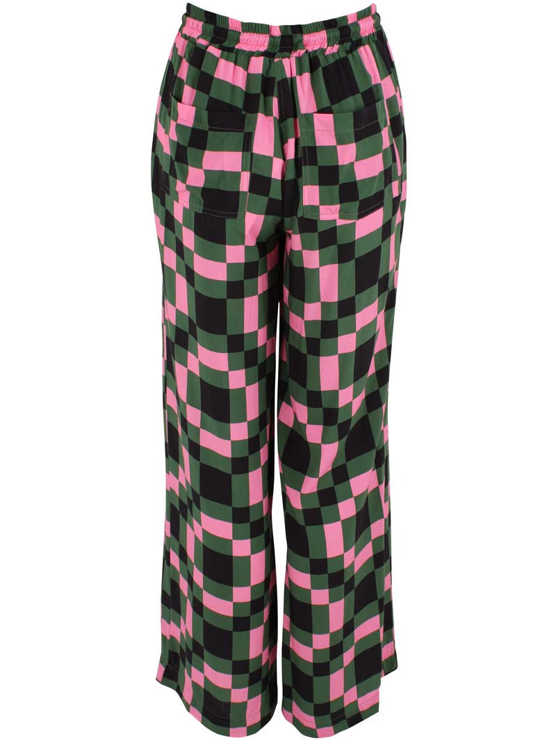 Danenynne Viscose Pants Dk Pine PIX