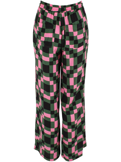 Danenynne Viscose Pants Dk Pine PIX