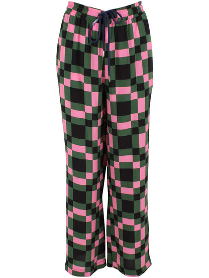 Danenynne Viscose Pants Dk Pine PIX