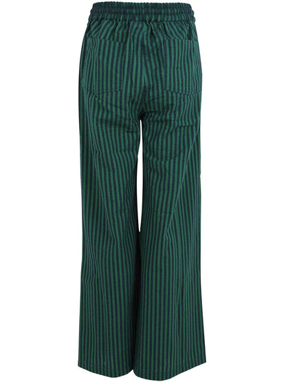 Danenynne Seersucker Pants Dk Navy/Dk Pine