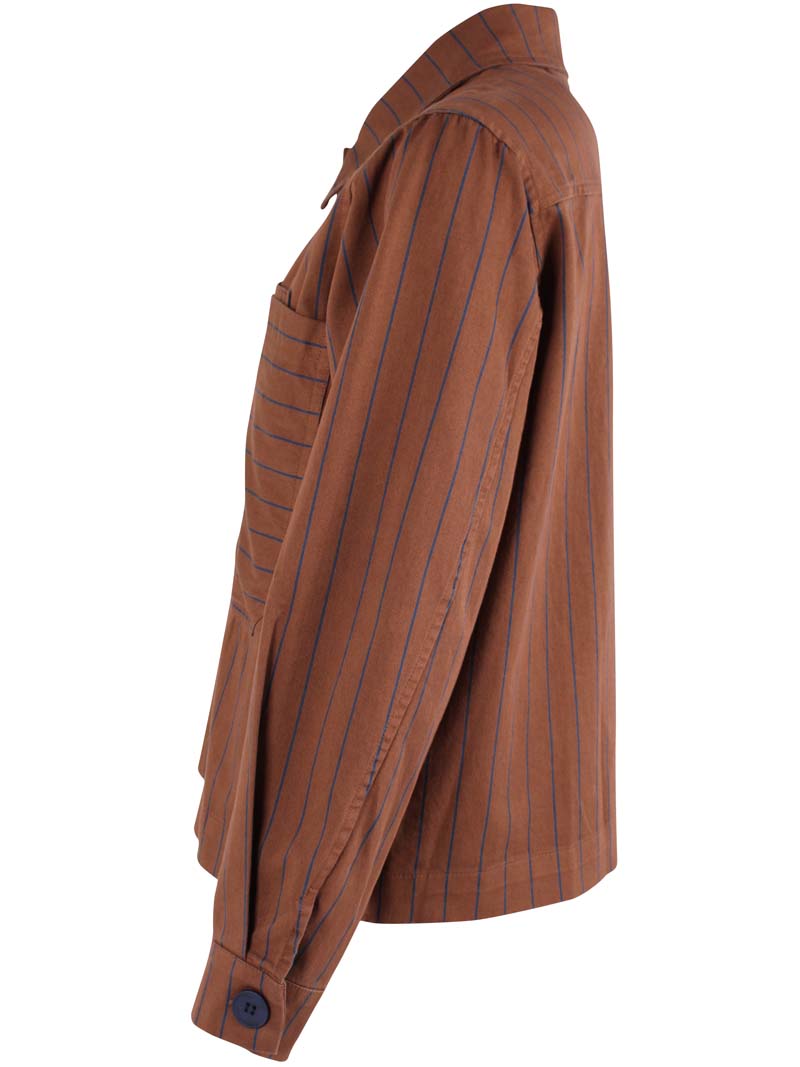 Daneprairie Stretch Canvas Jacket Brown/Dk Navy