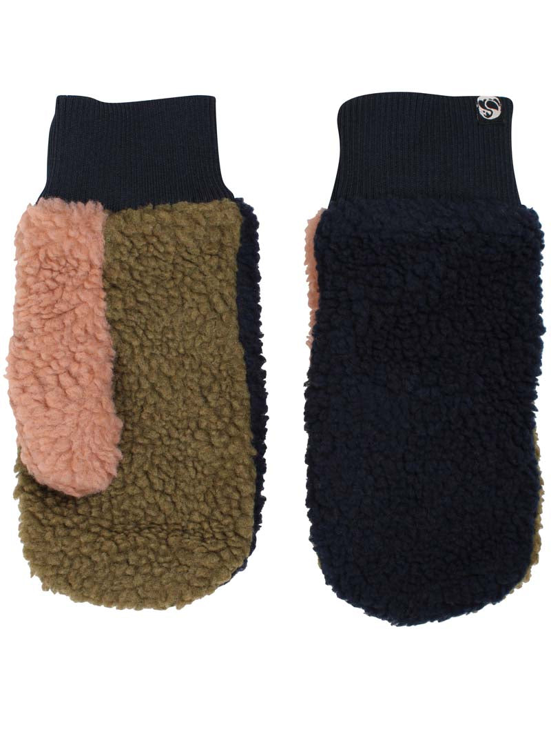 ESS - Danepuff Paws LADIES Fleece Mittens Multi 1