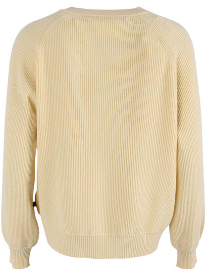 Danrelation Chunky Wool Sweater Soft Yellow 