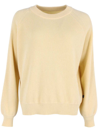 Danrelation Chunky Wool Sweater Soft Yellow 