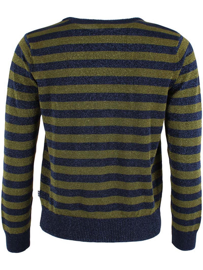 Danesaga Glitter Cardigan Dk Navy/Olive