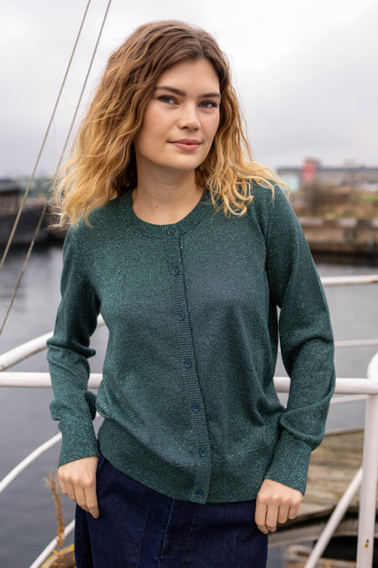 Danelunch Glitter Cardigan Forest