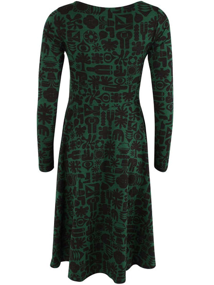 Danesigrid Slub Dress Dk Pine FUTUREPRIMITIVE