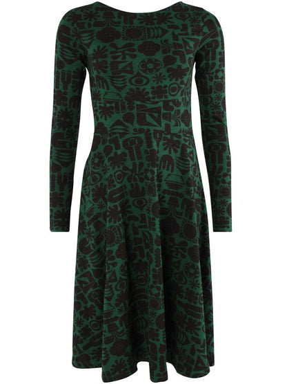 Danesigrid Slub Dress Dk Pine FUTUREPRIMITIVE
