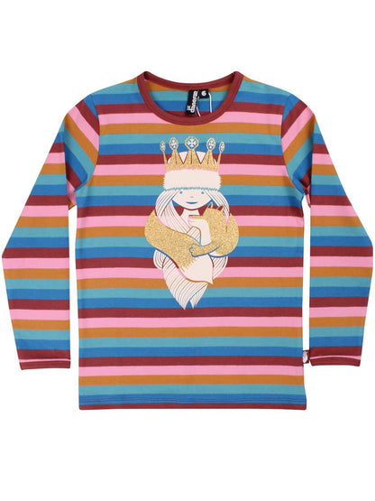 T-shirt til børn med prinsesse