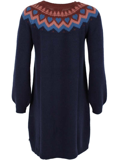 Danesukkertop Wool Sweater Dress Dk Navy