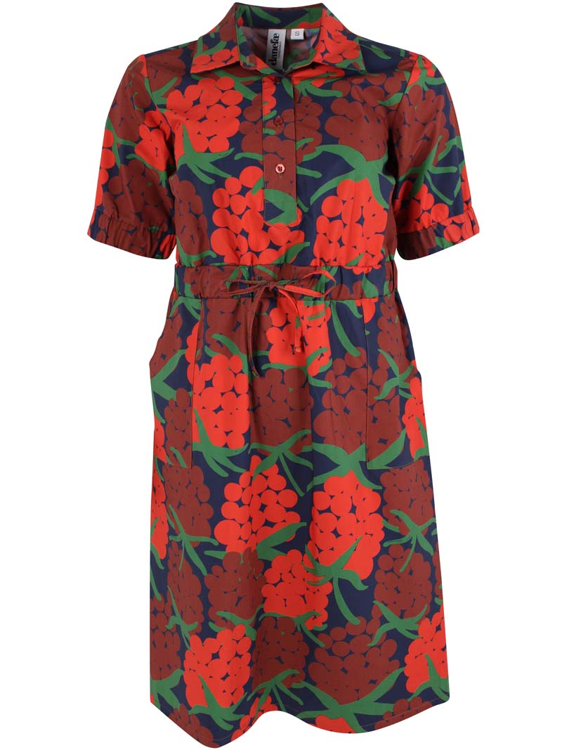 Danesusanne Poplin Dress Bright Red MAXIBERRY