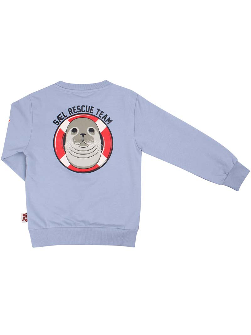 Lækker sweatshirt til børn med print af sæl