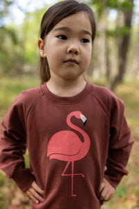 Dyrbellow Sweat Dk Brick FLAMINGO