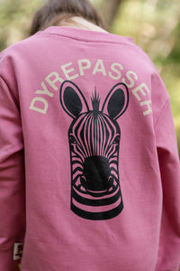 Dyrepasser Sweat Rose ZEBRA