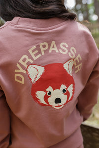 Dyrepasser Sweat Dk Rose Beige ROED PANDA