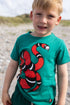 Grøn t-shirt med slang.