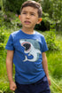 Sej t-shirt til børn med print af hvidhaj