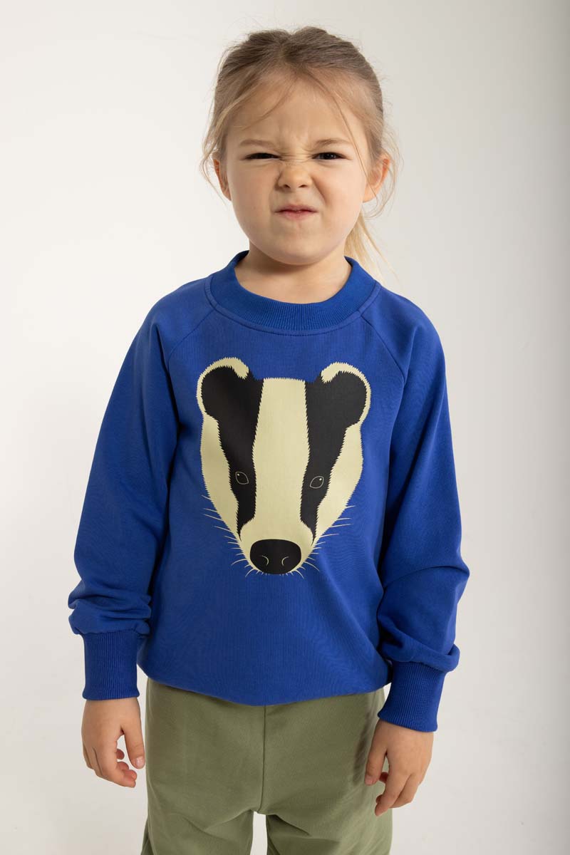 Sweater til børn med Grævling