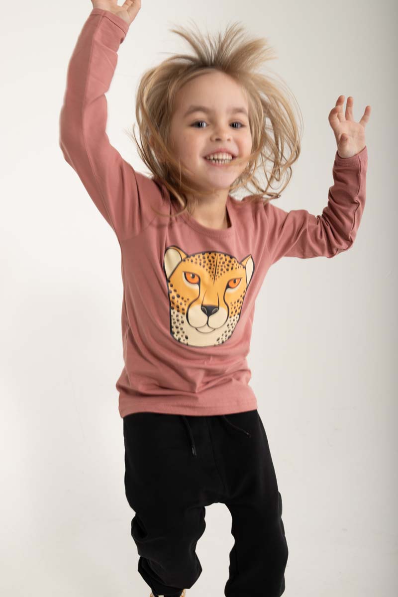 Bluse til Børn med Gepard