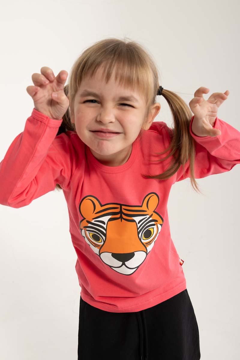 Bluse til Børn med Tiger