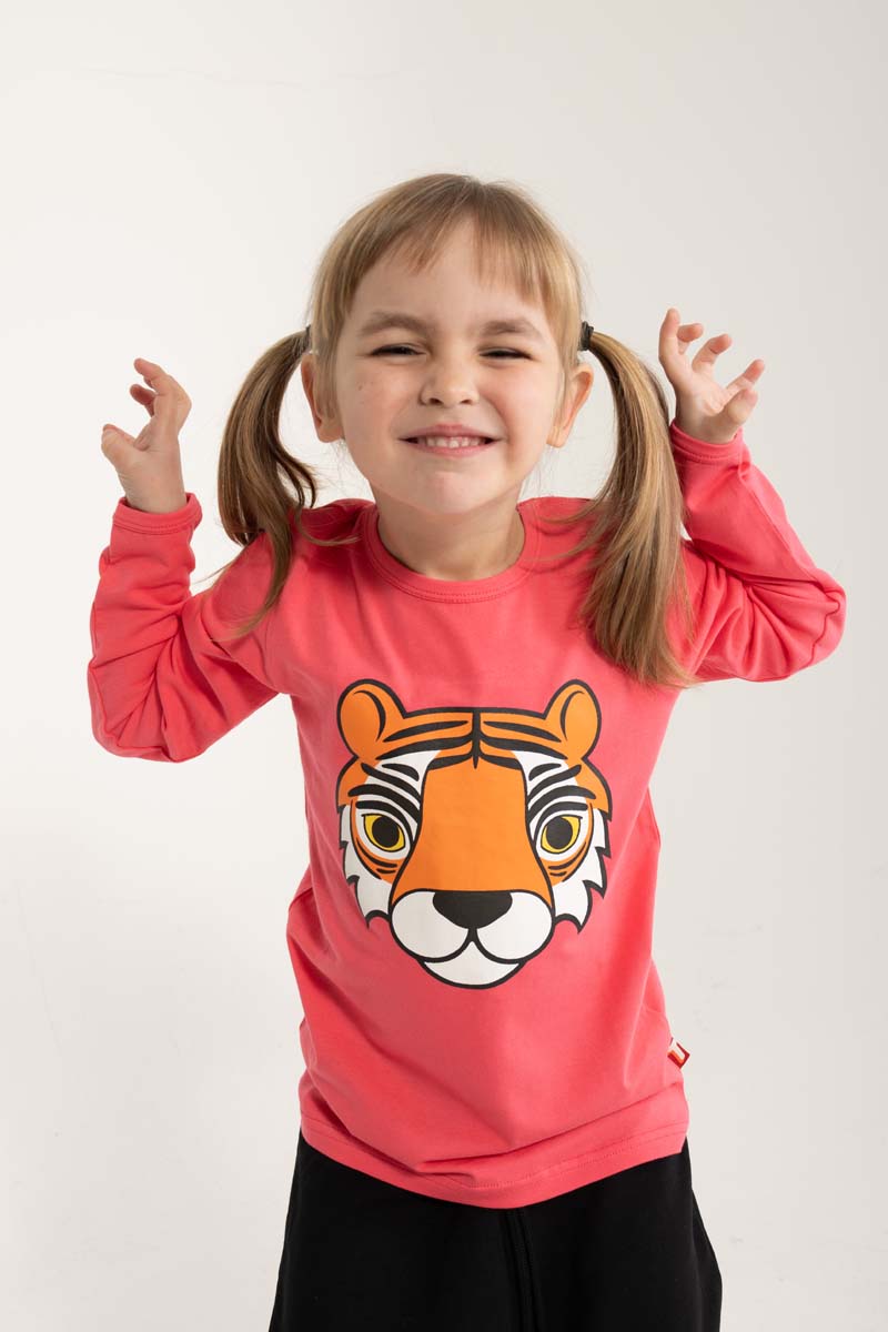 Bluse til Børn med Tiger