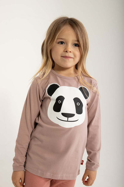 Bluse med Panda til børn